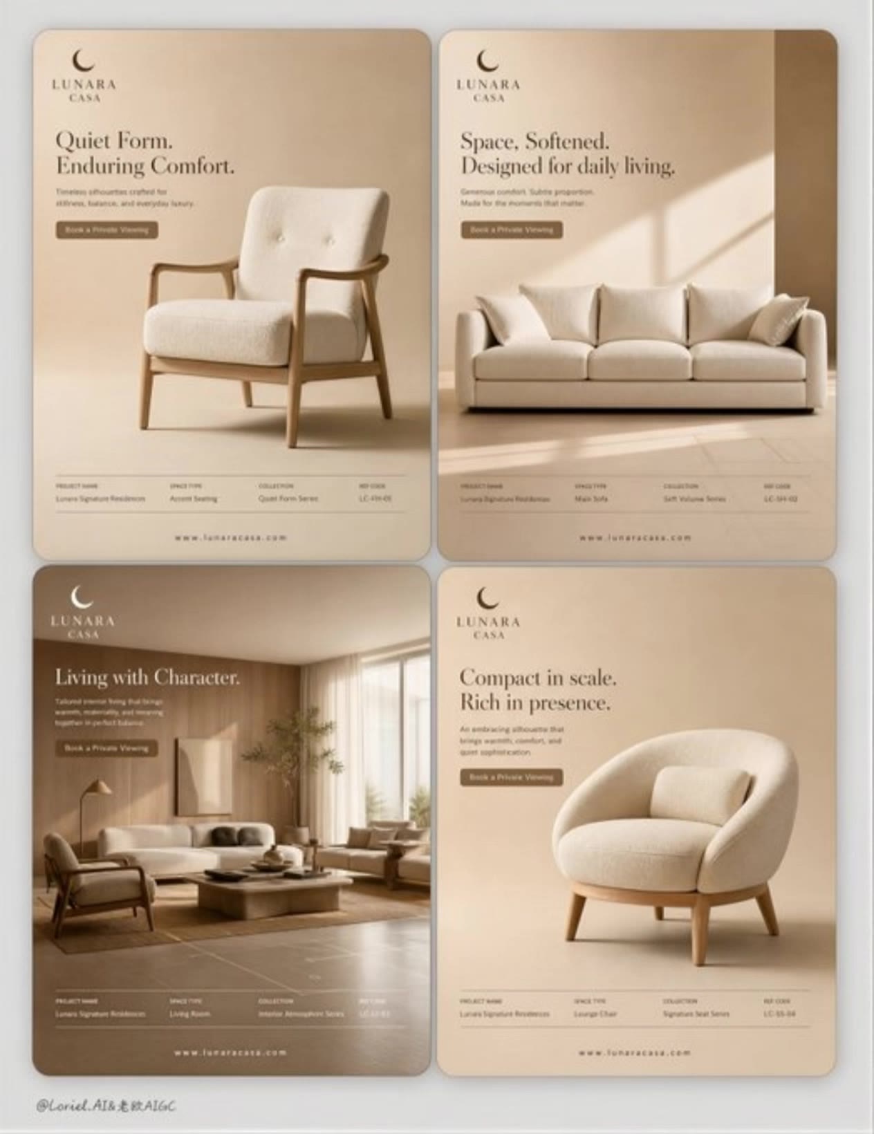 LUNARA CASA — FURNITURE