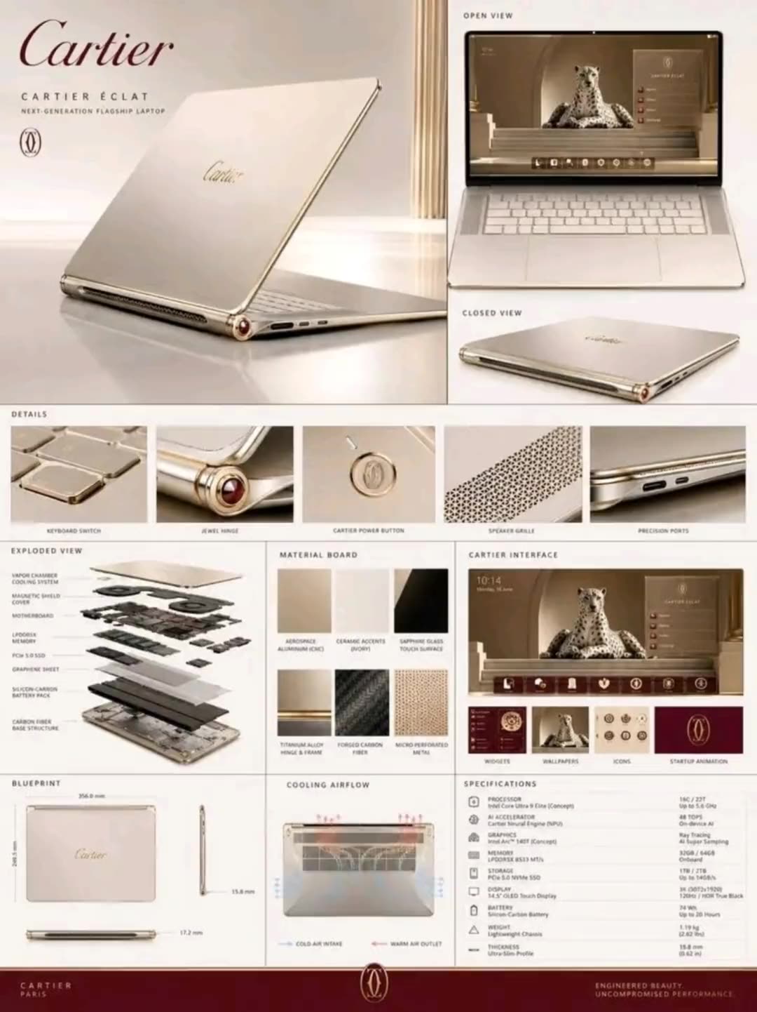 CARTIER ÉCLAT — FLAGSHIP LAPTOP