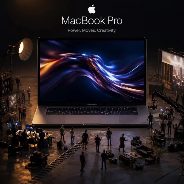 MACBOOK PRO — ON SET