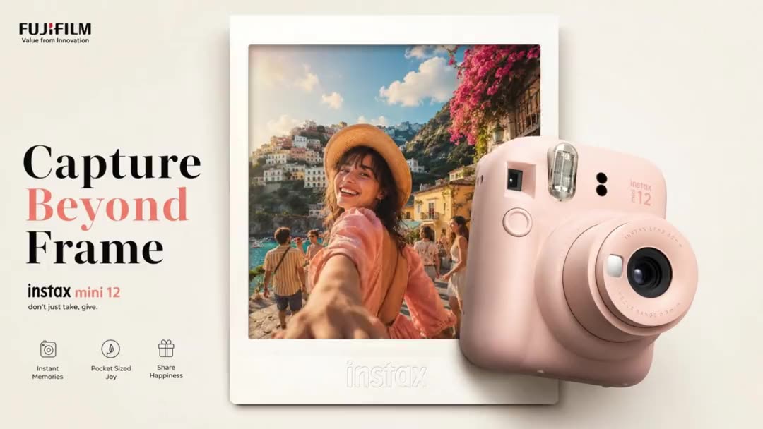 INSTAX MINI 12 — CAPTURE BEYOND FRAME